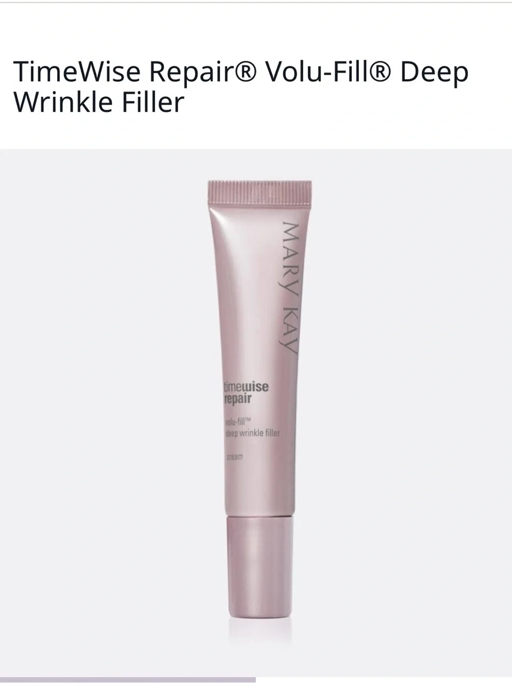 Mary Kay TimeWise Repair Volu-Fill Deep Wrinkle Filler - Rose